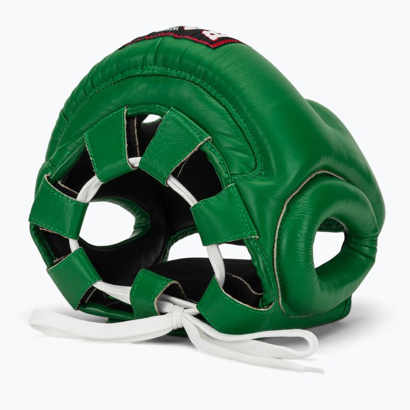 Boxerská helma RAJA BOXING Genuine Leather green 6