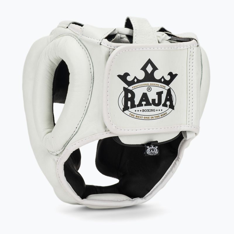 Boxerská helma RAJA BOXING Genuine Leather white 3