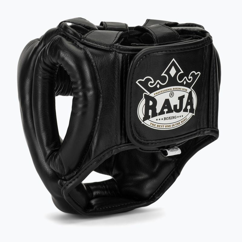 Boxerská helma RAJA BOXING Semi Leather black 3