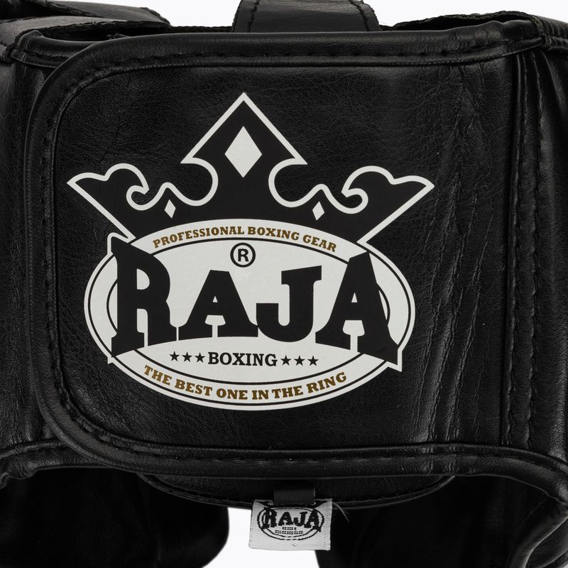 Boxerská helma RAJA BOXING Semi Leather black 5