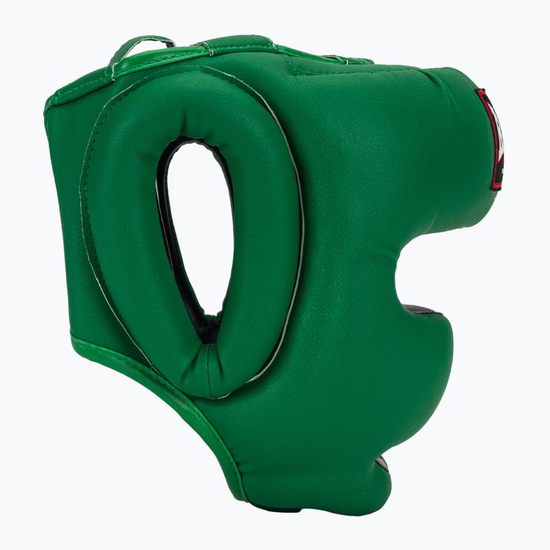 Boxerská helma RAJA BOXING Semi Leather green 2