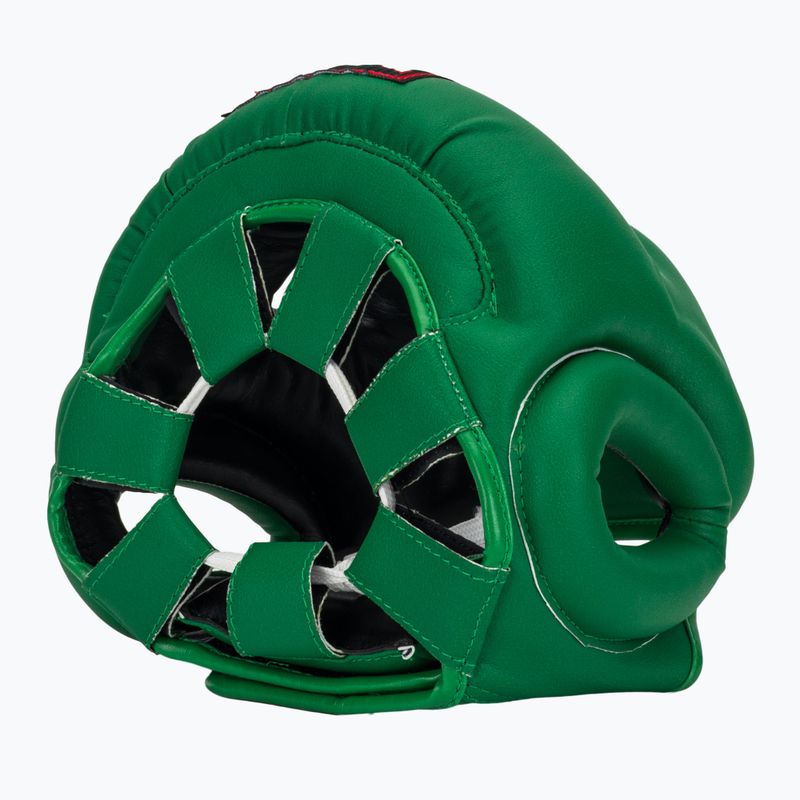 Boxerská helma RAJA BOXING Semi Leather green 6