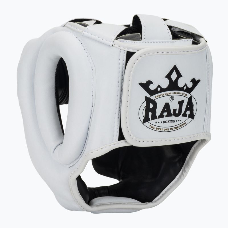 Boxerská helma RAJA BOXING Semi Leather white 3