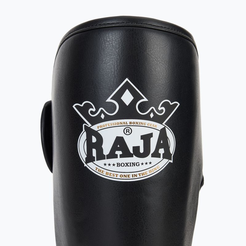 Chrániče holení a chodidel RAJA BOXING Lightweight Shin Guards Semi Leather black 6