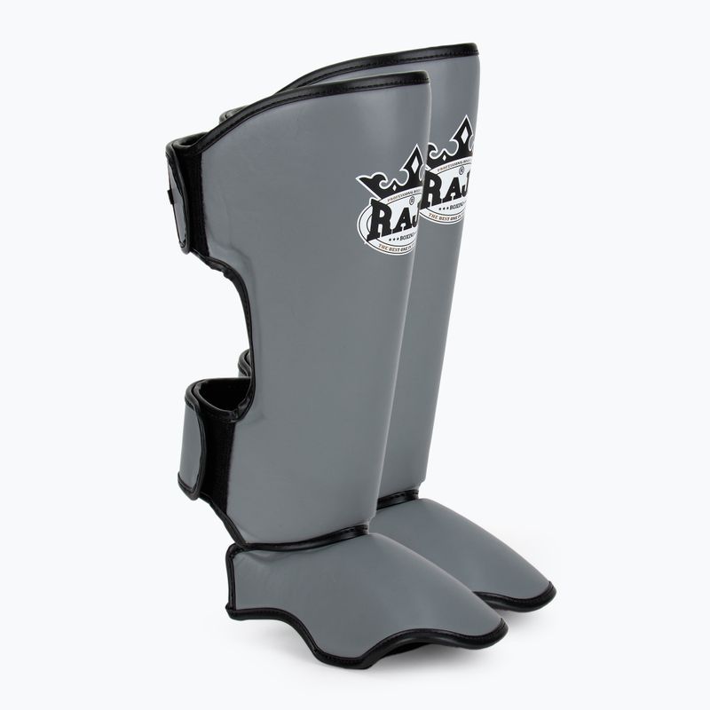 Chrániče holení a chodidel RAJA BOXING Lightweight Shin Guards Semi Leather grey