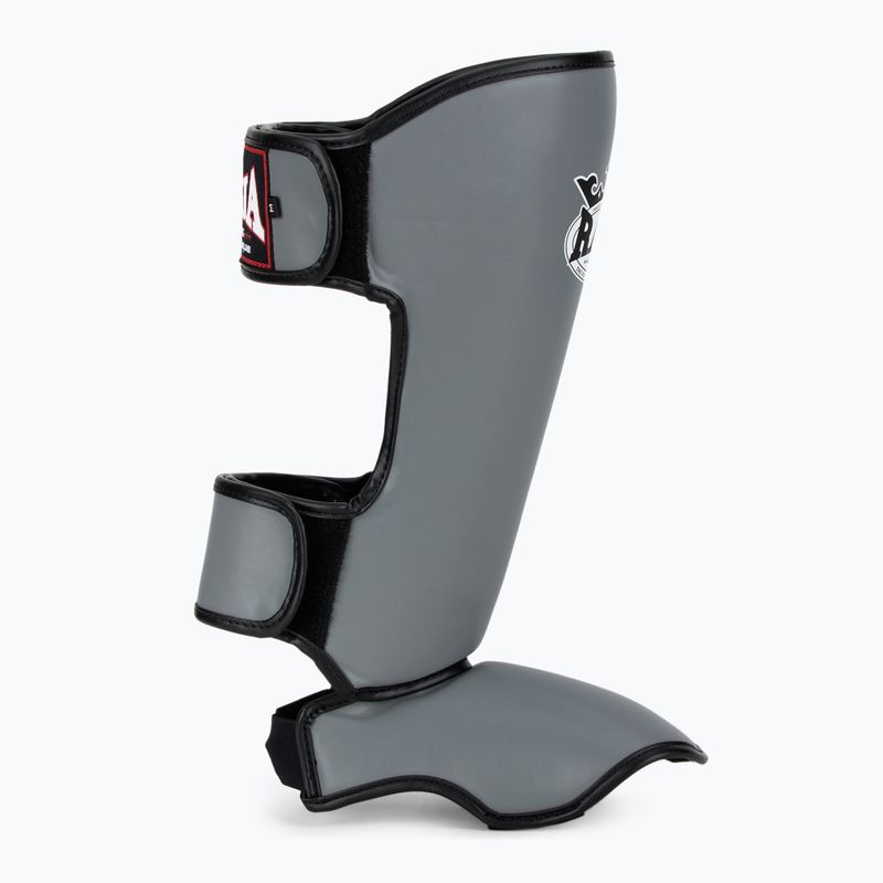 Chrániče holení a chodidel RAJA BOXING Lightweight Shin Guards Semi Leather grey 2