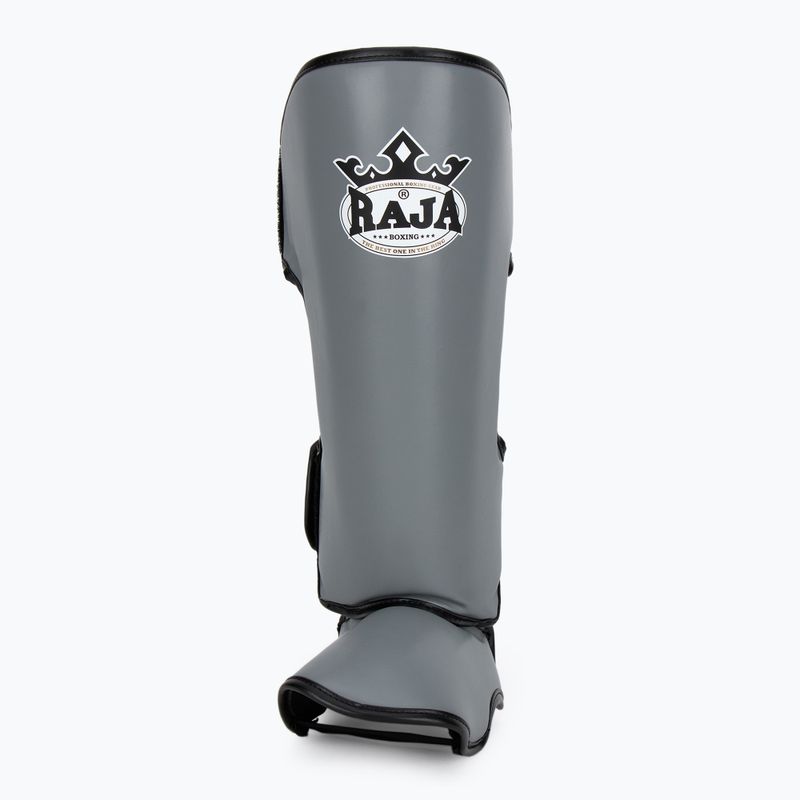 Chrániče holení a chodidel RAJA BOXING Lightweight Shin Guards Semi Leather grey 4
