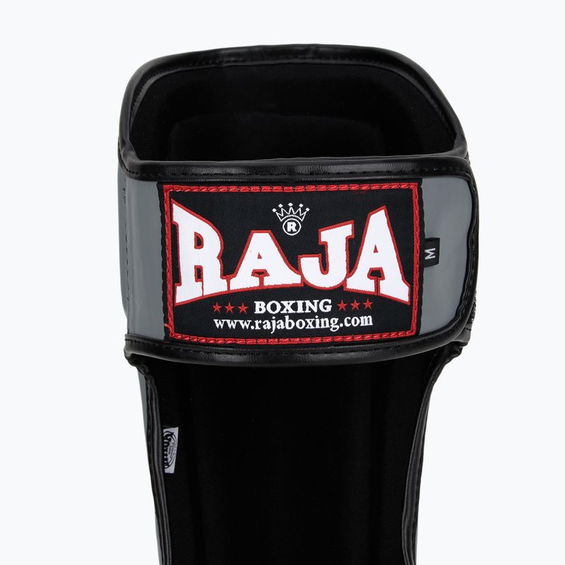 Chrániče holení a chodidel RAJA BOXING Lightweight Shin Guards Semi Leather grey 6
