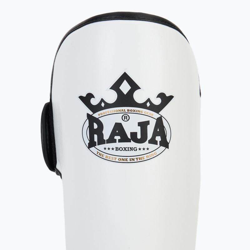 Chrániče holení a chodidel RAJA BOXING Lightweight Shin Guards Semi Leather white 6
