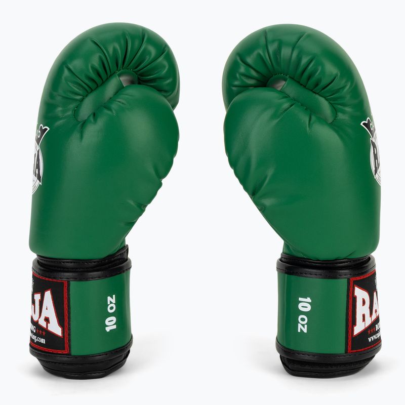 Boxerské rukavice RAJA BOXING Single Semi Leather green 4