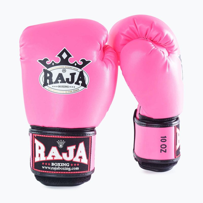 Boxerské rukavice RAJA BOXING Single Semi Leather pink 2