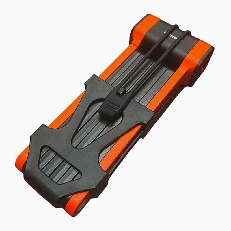 Cyklistický zámek GERDA Fold 1200W Neo foldable black/orange 4