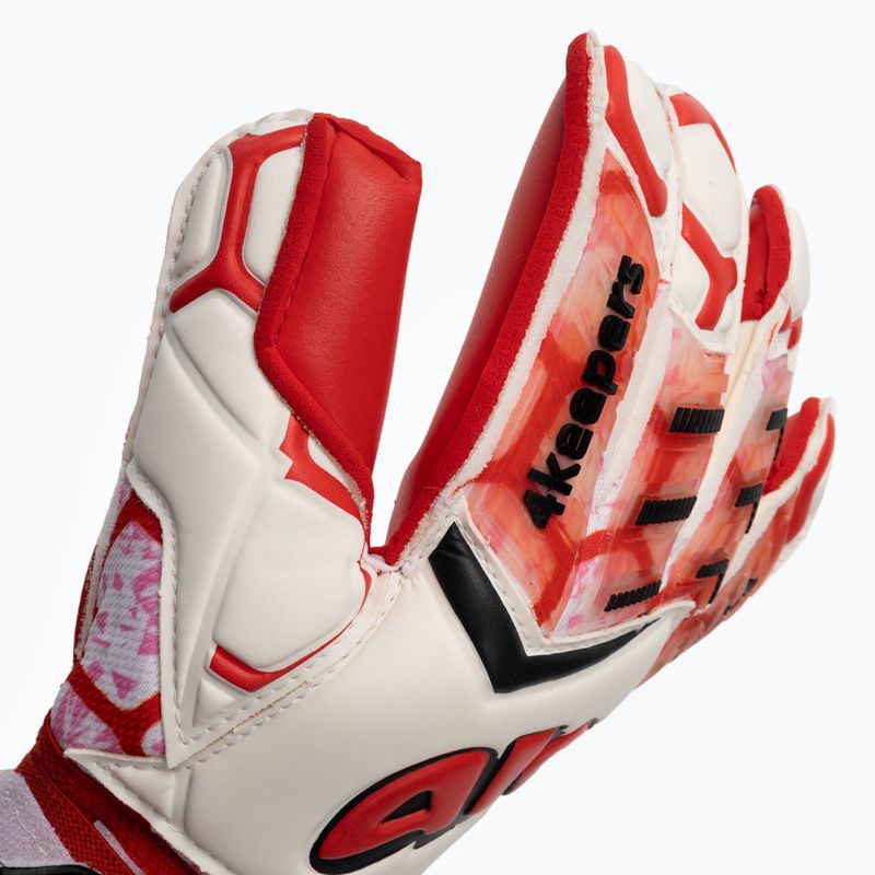 Brankářské rukavice 4keepers Force V 4.20 HB bílo-červené 4KEEPERS-4342 3