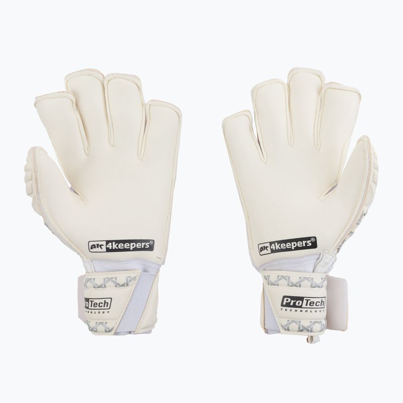 Dětské brankářské rukavice 4Keepers Guard Classic MF bílé 2