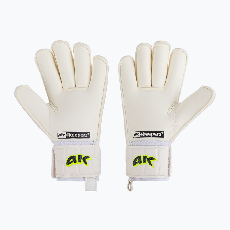 Dětské brankářské rukavice 4keepers Champ Carbo V RF bílé 2
