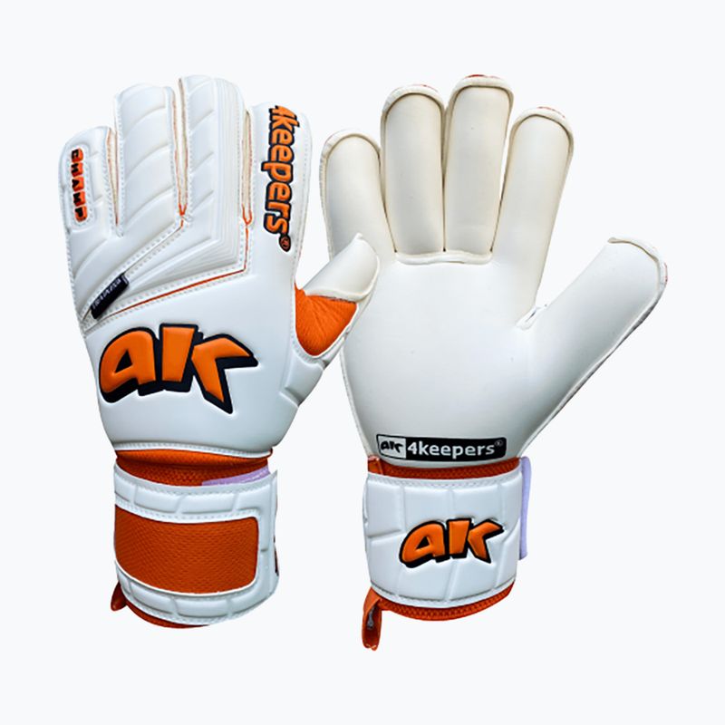 Brankářské rukavice 4keepers Champ Training V Rf bílo-oranžové 6