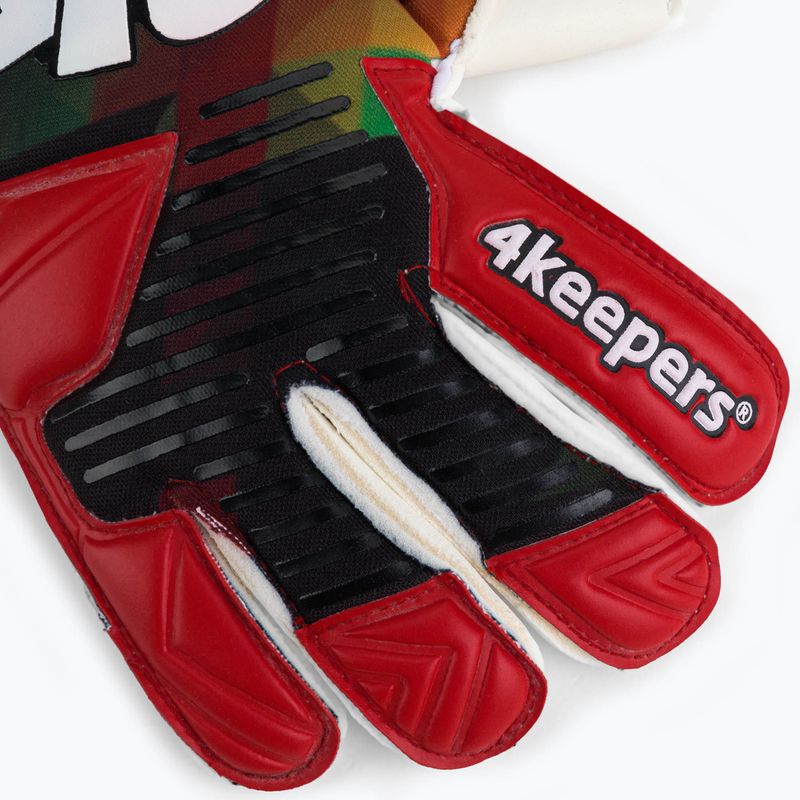 Dětské brankářské rukavice 4keepers Neo Drago Rf červené 3