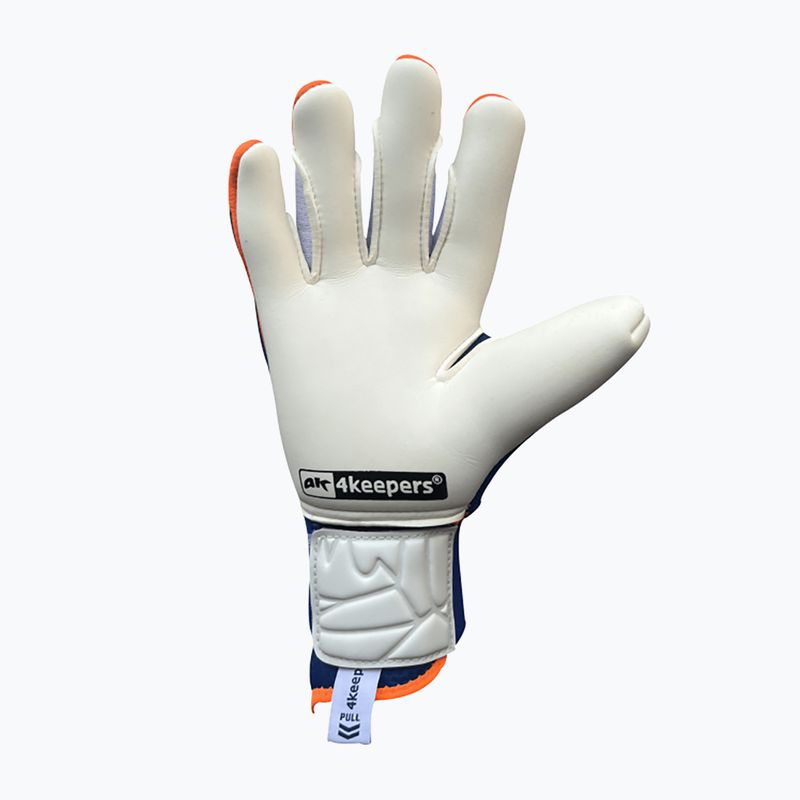 Dětské brankářské rukavice 4Keepers Equip Puesta Nc Jr modro-oranžové EQUIPPUNCJR 5