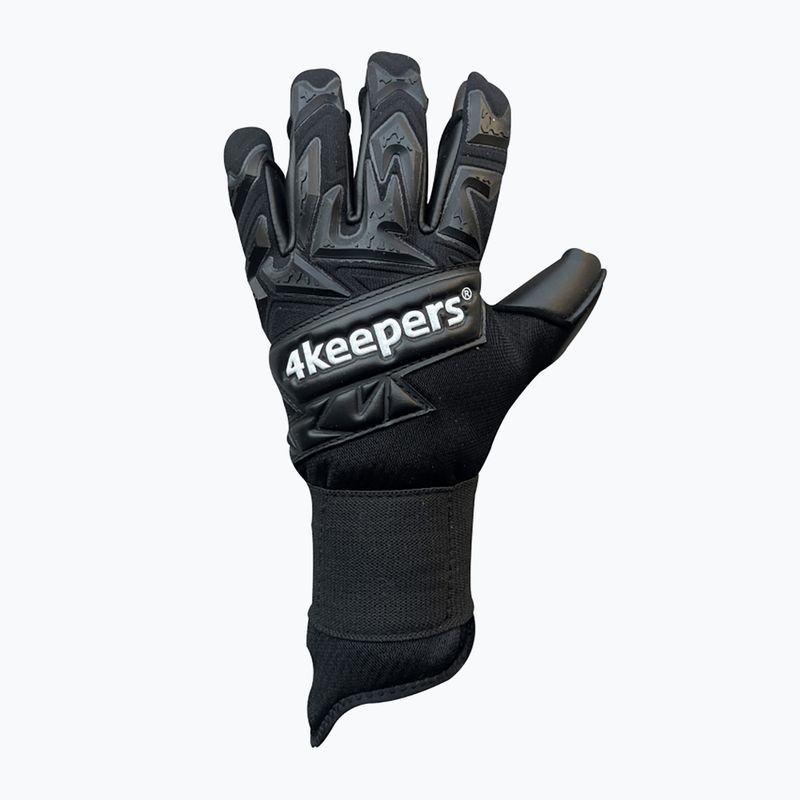 Dětské brankářské rukavice 4Keepers Equip Panter Nc Jr černé EQUIPPANCJR 4