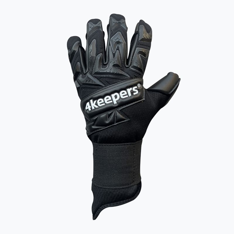 Brankářské rukavice 4Keepers Equip Panter Nc černé EQUIPPANC 4