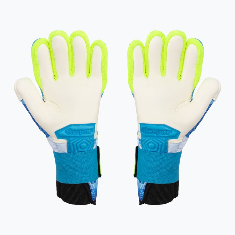 Dětské brankářské rukavice 4Keepers Neo Liga Nc Jr modré 2