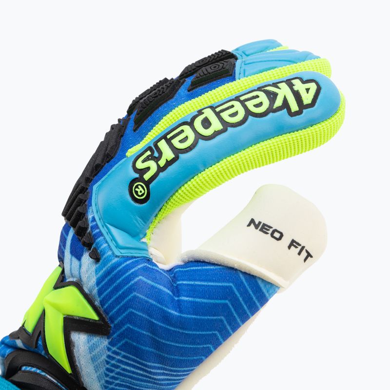 Dětské brankářské rukavice 4Keepers Neo Liga Nc Jr modré 3