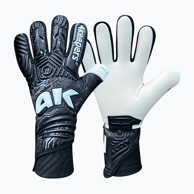 4Keepers Neo Elegant Nc Jr dětské brankářské rukavice černé 5