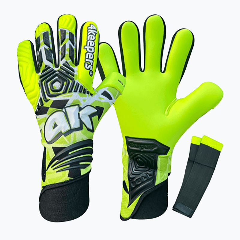 4Keepers Neo Focus Nc Jr dětské brankářské rukavice zelené 5
