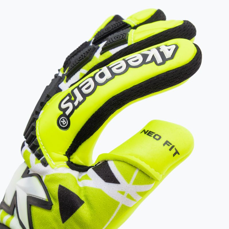 4Keepers Neo Focus Nc Jr dětské brankářské rukavice zelené 3