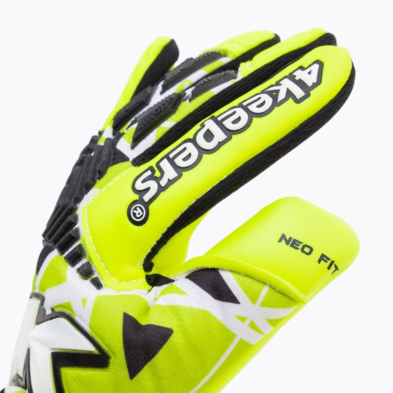 4Keepers Neo Focus Nc zelené brankářské rukavice 3