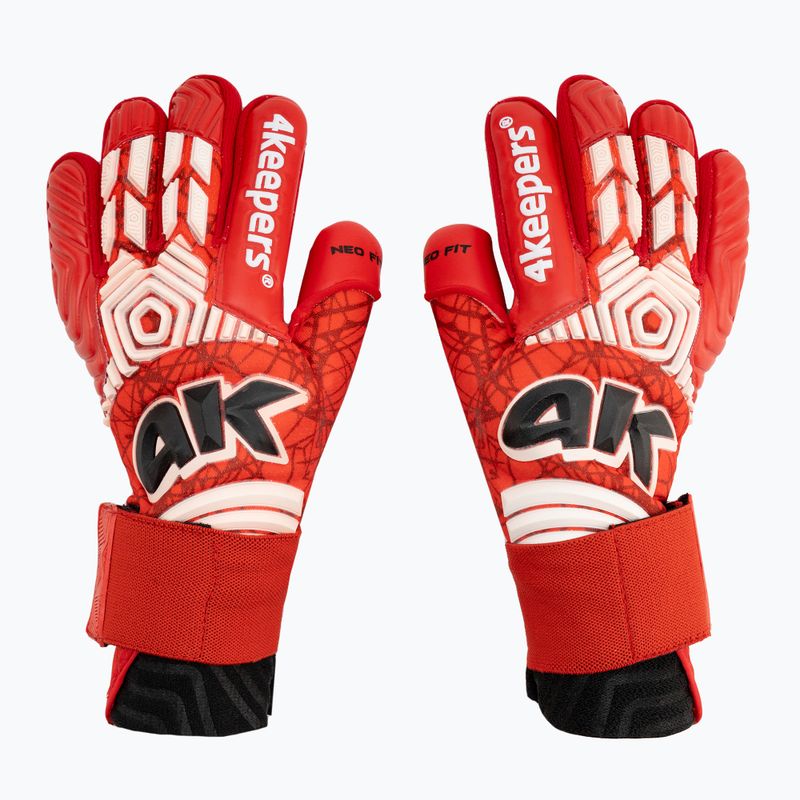 4Keepers Neo Rodeo Nc Jr dětské brankářské rukavice červené