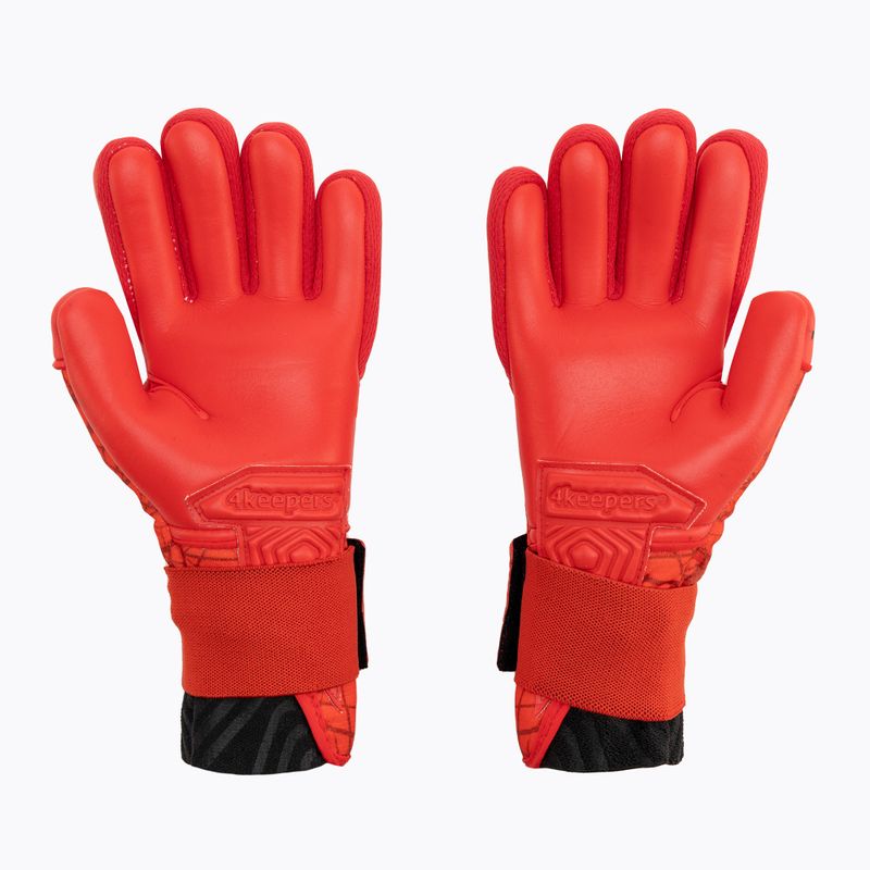 4Keepers Neo Rodeo Nc Jr dětské brankářské rukavice červené 2