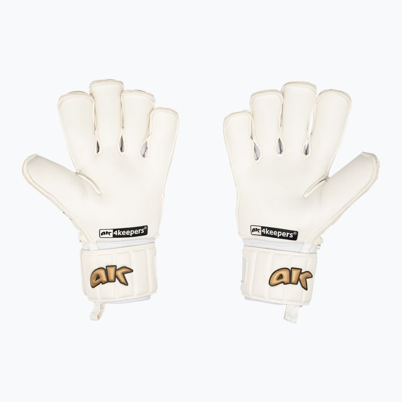 4Keepers Champ Gold VI brankářská rukavice bílá 2