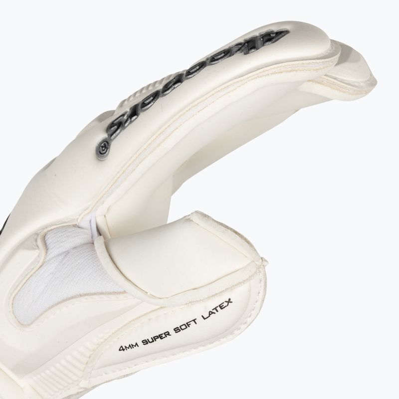 4Keepers Champ Black VI brankářské rukavice bílé 3