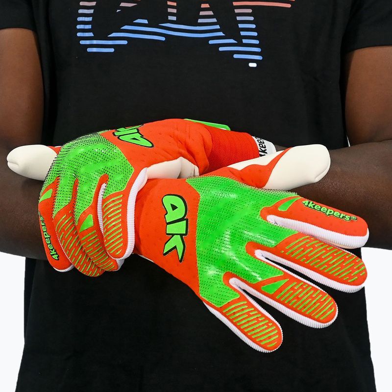 Dětské brankářské rukavice 4keepers Elite Inferno NC orange 6