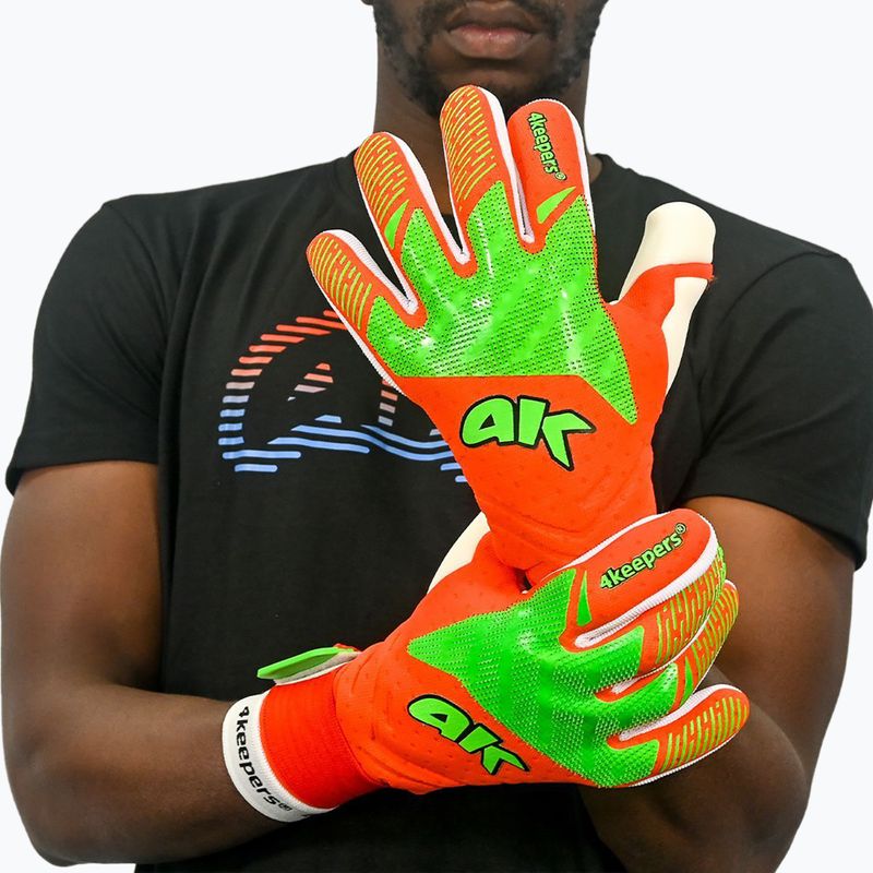 Dětské brankářské rukavice 4keepers Elite Inferno NC orange 7