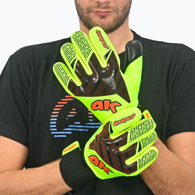 Dětské brankářské rukavice 4keepers Elite Venom NC seledyn 6