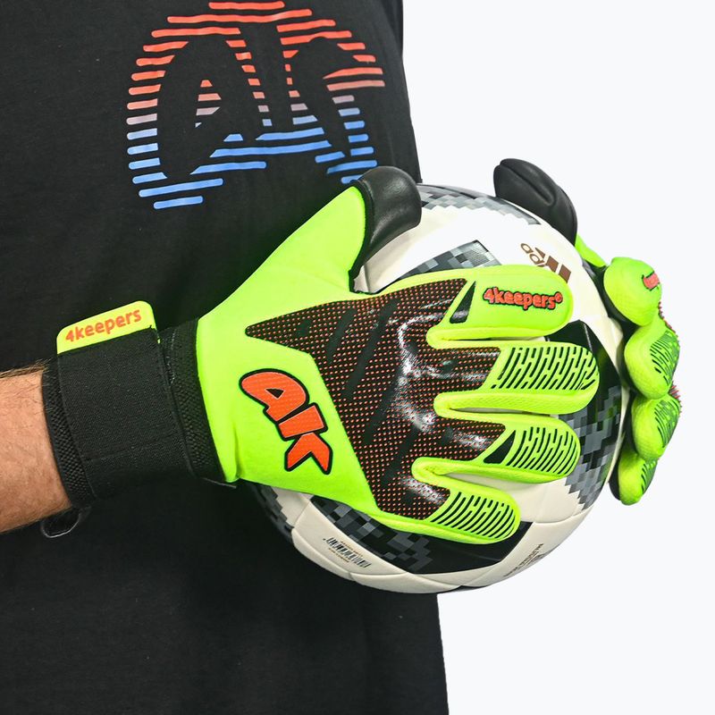 Dětské brankářské rukavice 4keepers Elite Venom NC seledyn 9