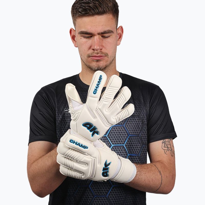 Dětské brankářské rukavice 4keepers Champ Aq Contact VII RF2G Jr white 8