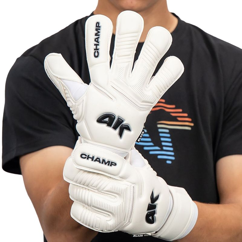 Dětské brankářské rukavice 4keepers Champ VII RF2G Jr black/white 8