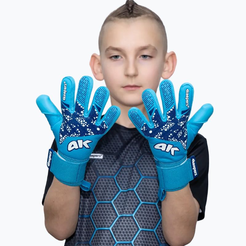 Dětské brankářské rukavice 4keepers Elite Nox NC Jr 8