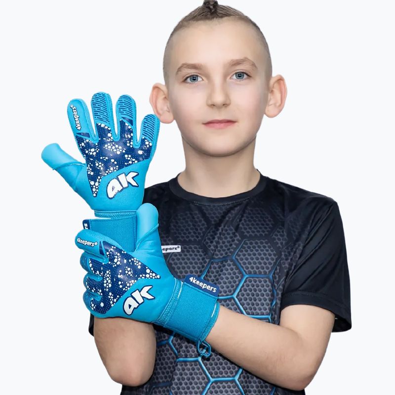 Dětské brankářské rukavice 4keepers Elite Nox NC Jr 9
