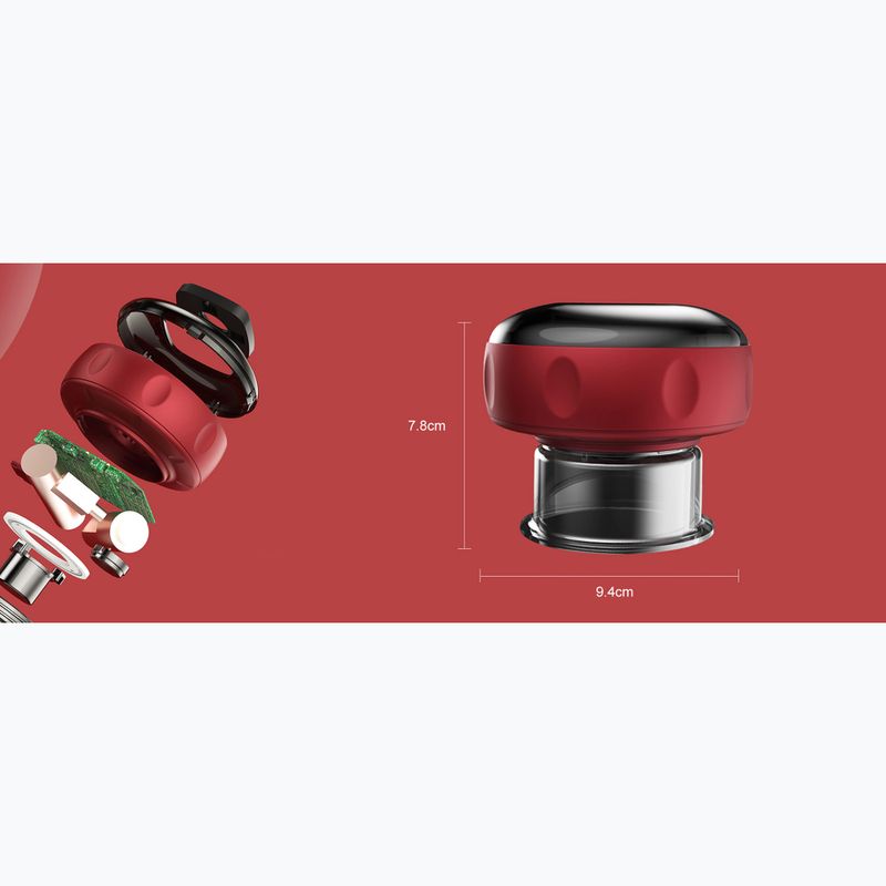 Čínská baňka Humanas BB01 red 7