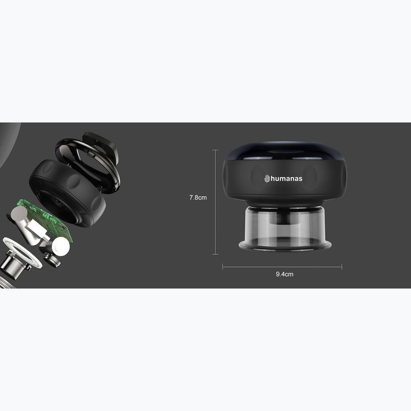 Čínská baňka Humanas BB01 black 7