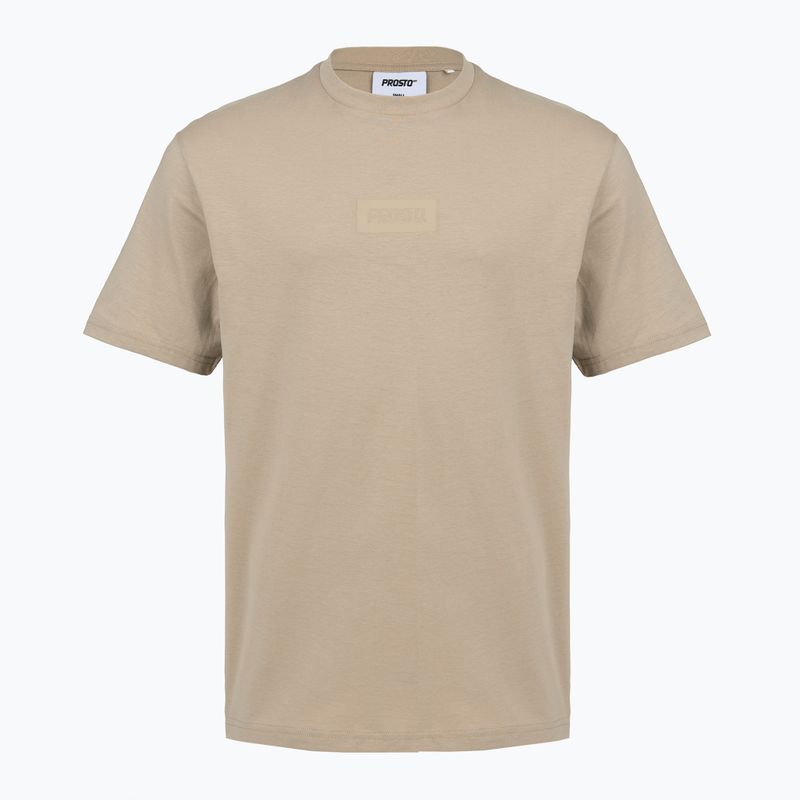 Pánské tričko PROSTO Box Logo beige