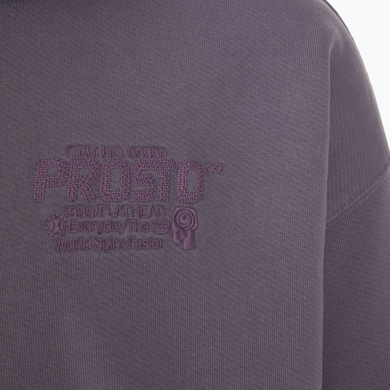 Pánská mikina PROSTO Flathead Hoodie washed lavender 5