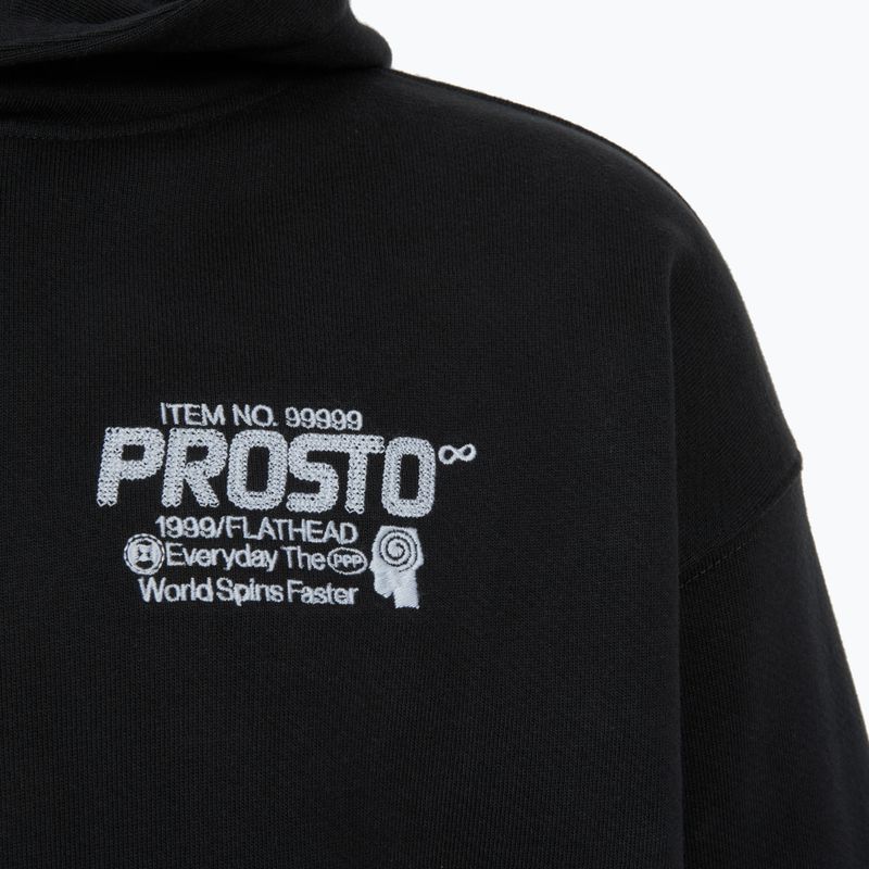 Pánská mikina PROSTO Flathead Hoodie black 5