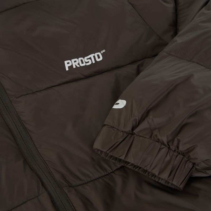Pánská zimní bunda PROST Puffer dark brown 4