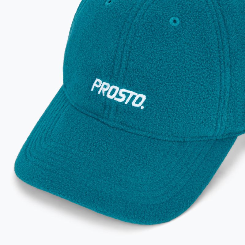 Kšiltovka PROSTO Fleece turquoise 3