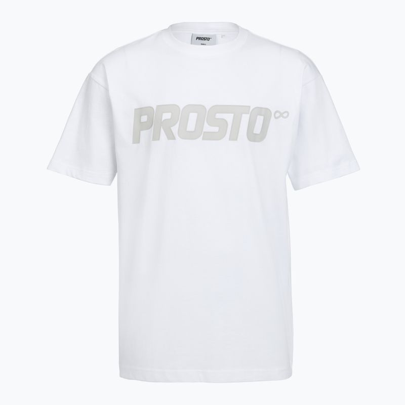 Pánské tričko na lezení PROSTO Big Logo white